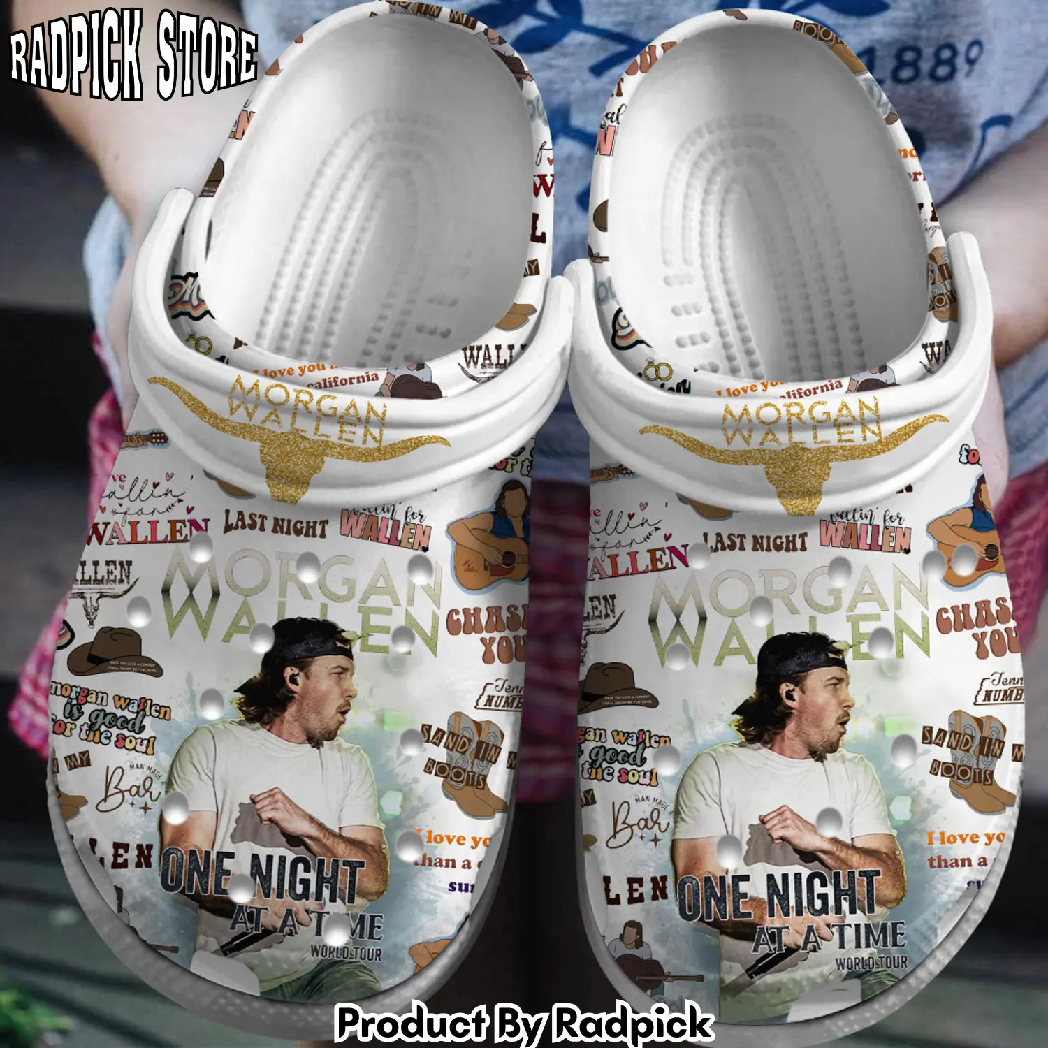 Radpick premium morgan wallen music clogs shoes comfortable for men women e5z rp6522206